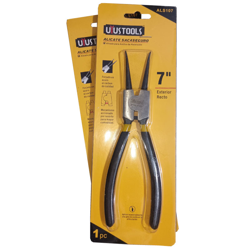 Pinza saca pines recta contraria