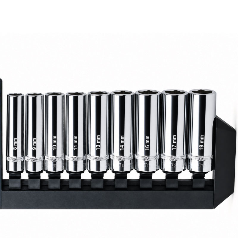JUEGO DE COPAS LARGAS 3/8" X9