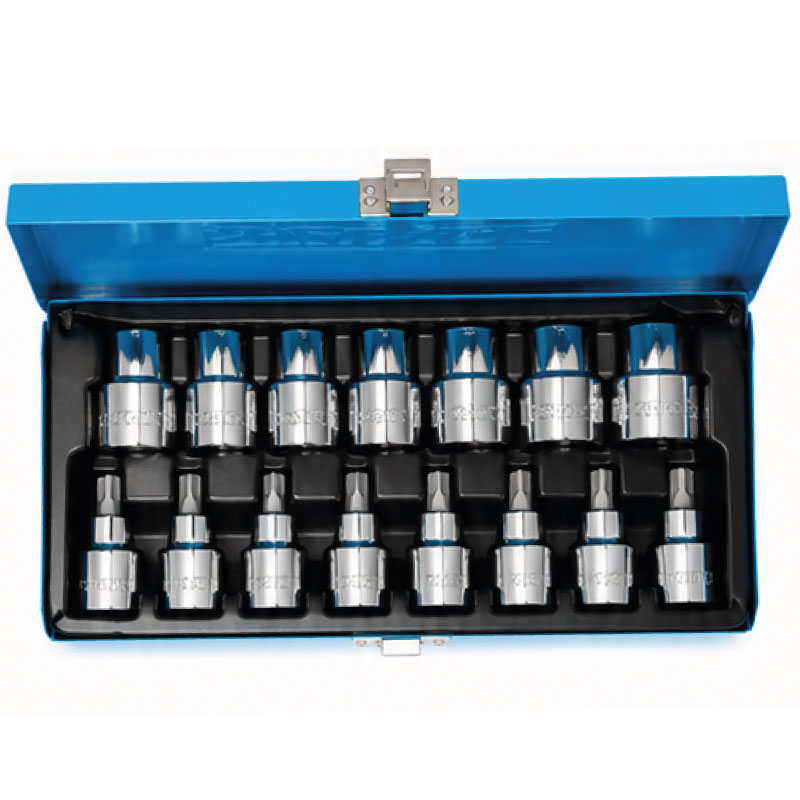 JUEGO DE COPAS TORX Y E-TORX DE 1/2" X 17 - Imagen 3
