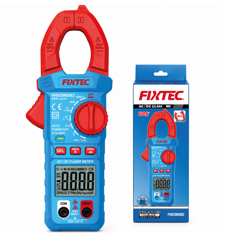 PINZA AMPERIMÉTRICA DIGITAL TRUE RMS 600A