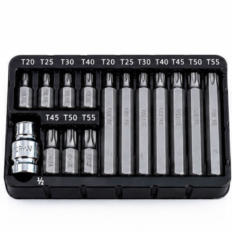 JUEGO DE PUNTAS TORX DE 1/2″ X 15